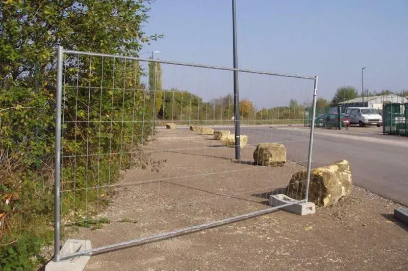 Clôture provisoire à Hauconcourt
